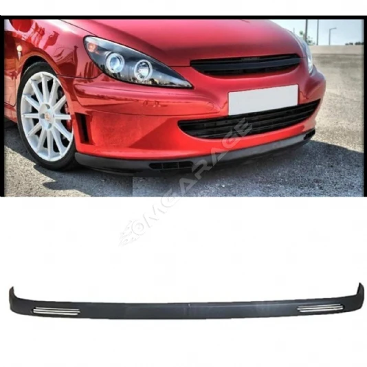 Peugeot 307 Lgn Tip V2 Ön Lip Mat Siyah Uyumlu