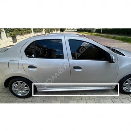 Renault Clio Symbol Yan Marşpiyel Seti Mat Siyah Plastik 2013 2014 2015 2016