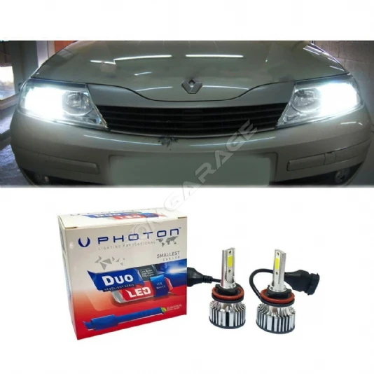 Renault Laguna 2 Led Xenon Kısa Far Ampulü H7 Duo Yeni Seri Beyaz 2002-2008