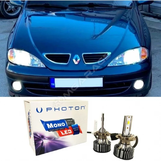 Renault Megane 1 Led Xenon Sis Far Ampulü H1 Mono Yeni Seri Beyaz