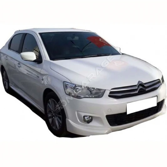 Citroen C Elysee Dual Marşpiyel Seti Mat Siyah Plastik 2013 Ve Üzeri