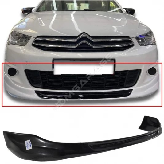 Citroen C Elysee Ön Ek Makyajsız Kasa 2013 2014 2015 2016 2017 Mat Siyah Plastik Ön Karlık