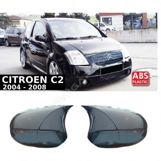 Citroen C2 Batman Yarasa Ayna Kapağı Piano Black 2004 2005 2006 2007 2008