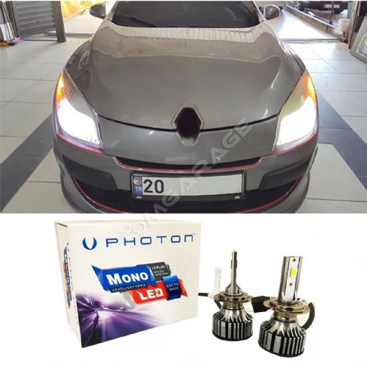 Renault Megane 3 Led Xenon Uzun Far Ampulü H7 Mono Yeni Seri Beyaz