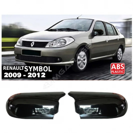 Renault Symbol Mk2 Batman Yarasa Ayna Kapağı Piano Black 2009 2010 2011 2012--MAYUK DİZAYN--