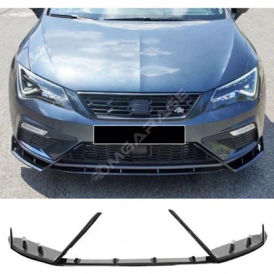 Seat Ibiza Mk5 Lenz Race Cup Ön Lip Piona Black 2017 Ve Üzeri 3 Parça
