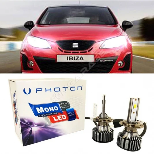 Seat ibiza Mk4 Led Xenon Kısa Far Ampulü H7 Mono Yeni Seri Beyaz 2008-2016