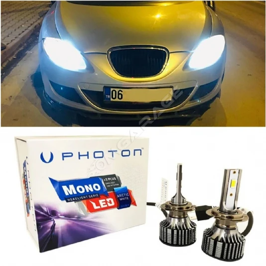 Seat Leon Mk2 Led Xenon Kısa Far Ampulü H7 Mono Yeni Seri Beyaz