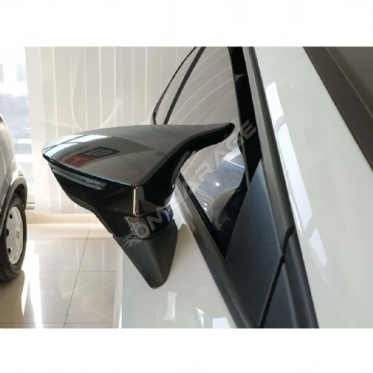 Seat Leon Mk3 Batman Yarasa Ayna Kapağı Piano Black 2012 2013 2014 2015 2016 2017 2018 2019 2020