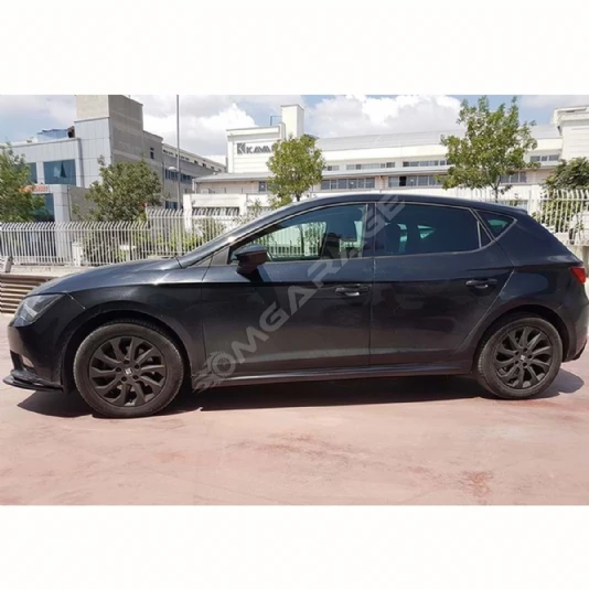 Seat Leon Mk3 Sport Marşpiyel Seti Mat Siyah Plastik 2012 2013 2014 2015 2016