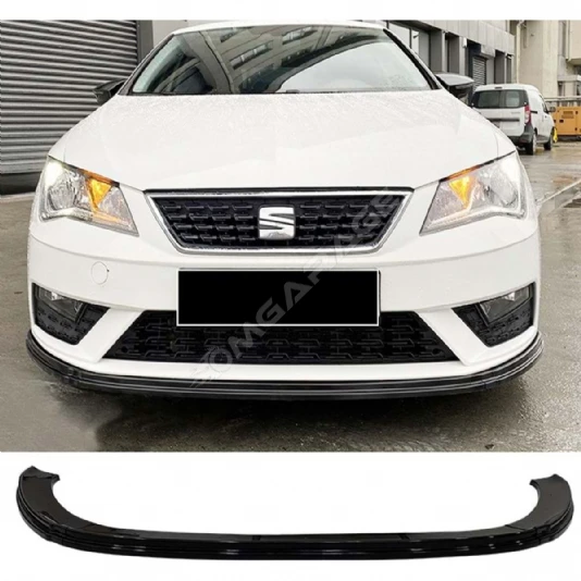 Seat Leon Mk3.5 Race Ön Lip Piona Black 2017 2018 2019 2020 Abs Plastik