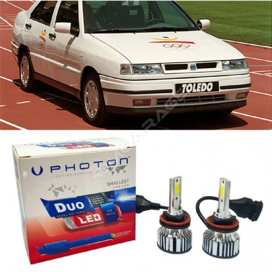 Seat Toledo Led Xenon Kısa Far Ampulü H1 Duo Yeni Seri Beyaz 1991-1999