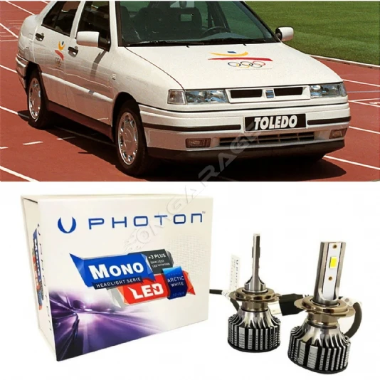 Seat Toledo Led Xenon Uzun Far Ampulü H1 Mono Yeni Seri Beyaz 1991-1999