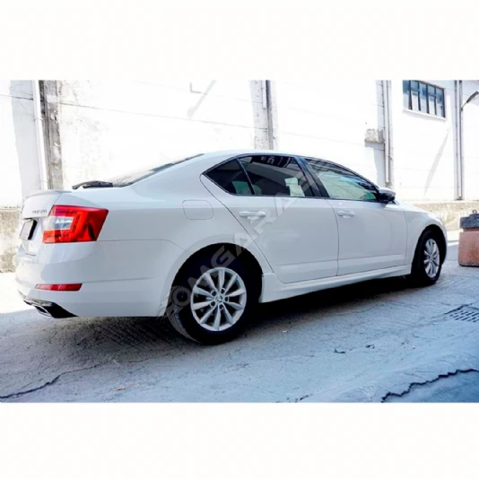Skoda Octavia 3 Rs Marşpiyel Seti Mat Siyah Plastik 2013 2014 2015 2016