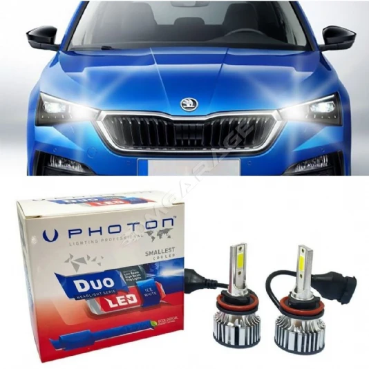 Skoda Scala Led Xenon Uzun Far Ampulü H7 Duo Yeni Seri Beyaz 2019+