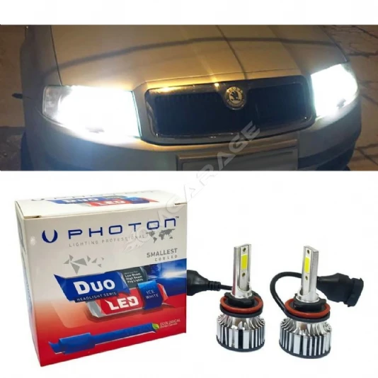 Skoda Superb Led Xenon Kısa Far Ampulü H7 Duo Yeni Seri Beyaz 2002-2006