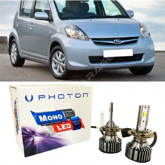 Subaru Justy Led Xenon Uzun+Kısa Far Ampulü H4 Mono Yeni Seri Beyaz