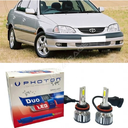 Toyota Avensis Led Xenon Uzun Far Ampulü H7 Duo Yeni Seri Beyaz 2000-2003