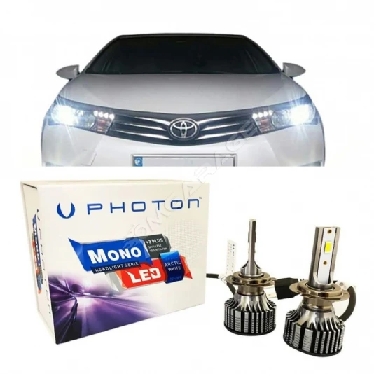Toyota Corolla E170 Led Xenon Uzun Far Ampulü HB3 Mono Yeni Seri Beyaz 2013-2018