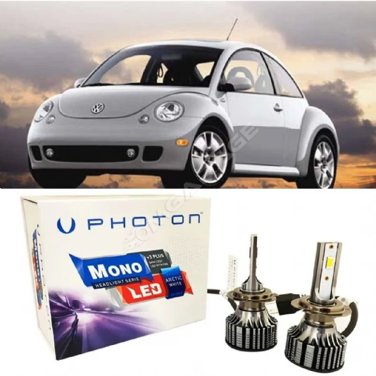 Vw Beetle Led Xenon Uzun Far Ampulü H1 Mono Yeni Seri Beyaz 1997-2005