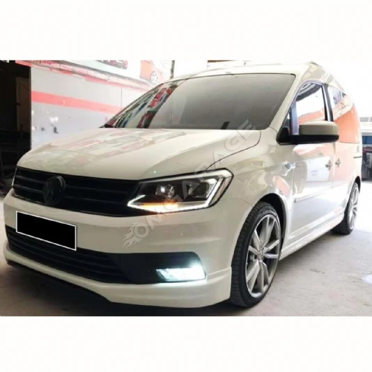 Vw Caddy Fl1 Marşpiyel Seti Mat Siyah Plastik 2010 2011 2012 2013 2014 2015