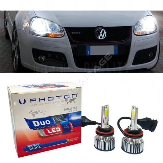 Vw Golf 5 Led Xenon Uzun Far Ampulü H7 Duo Yeni Seri Beyaz 2005-2010