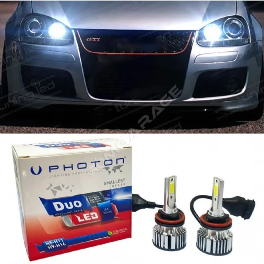 Vw Golf 5 Led Xenon Kısa Far Ampulü H7 Duo Yeni Seri Beyaz 2005-2010