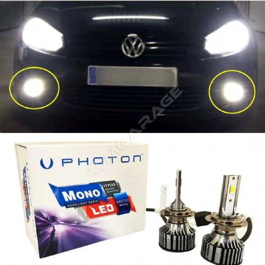 Vw Golf 6 Led Xenon Sis Farı Ampulü HB4 Mono Yeni Seri Beyaz 2009-2012