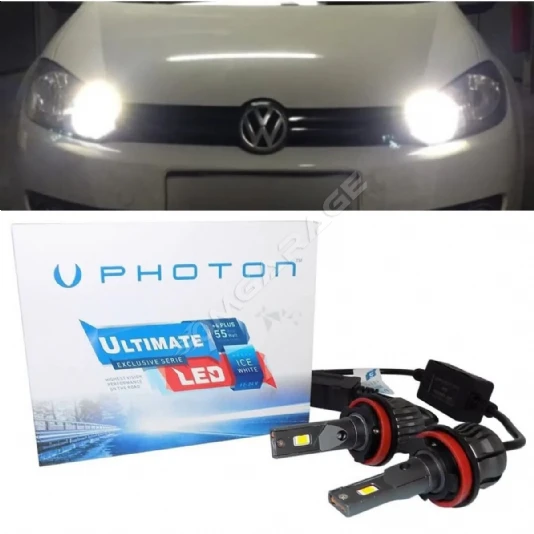 Vw Golf 6 Led Xenon Uzun Far Ampulü H15 Ultimate Yeni Seri Beyaz 2009-2012