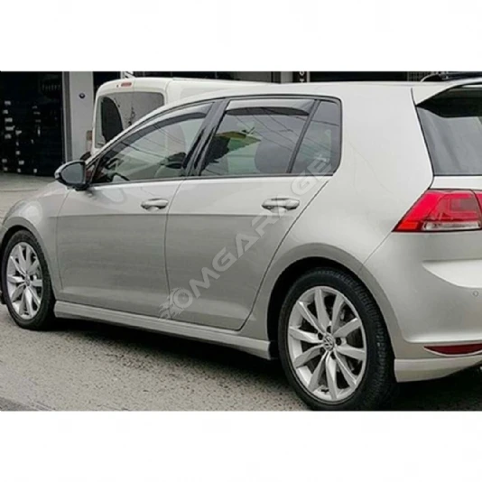 Vw Golf 7 Sportline Marşpiyel Seti Mat Siyah Plastik 2012 2013 2014 2015 Uyumlu