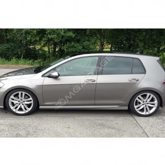 Vw Golf 7.5 R Marşpiyel Seti Mat Siyah Plastik 2018 2019  Uyumlu