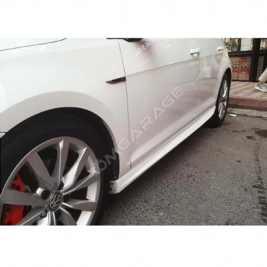 Vw Golf 8 Aero Marşpiyel Seti Mat Siyah Plastik 2019 2020 2021 2022