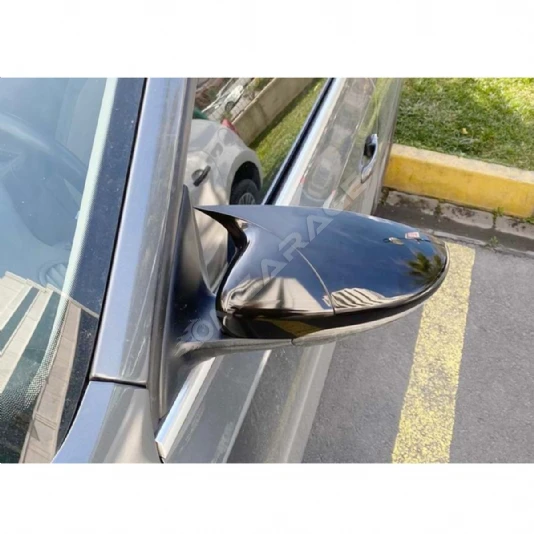 Vw Jetta Mk6 Batman Yarasa Ayna Kapağı Piano Black 2010 2011 2012 2013 2014 2015 2016 2017 2018