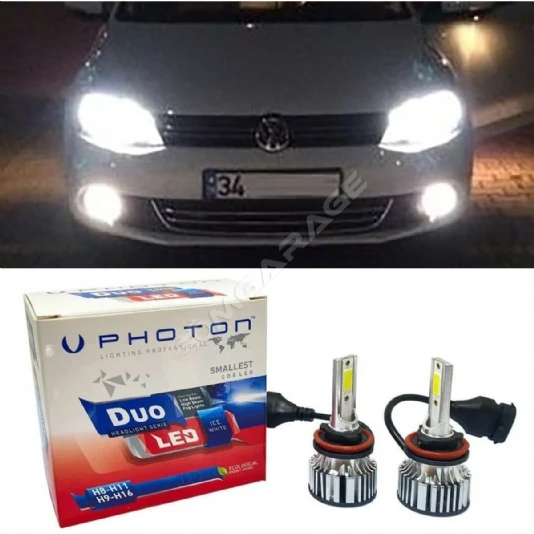 Vw Jetta Mk6 Led Xenon Uzun Far Ampulü H7 Duo Yeni Seri Beyaz 2010-2018