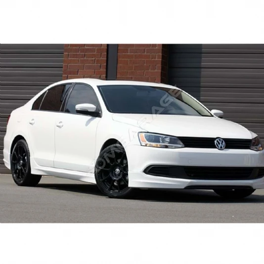 Vw Jetta Mk6 R Line Marşpiyel Seti Mat Siyah Plastik 2010 2011 2012 2013 2014 2015 2016 2017 2018