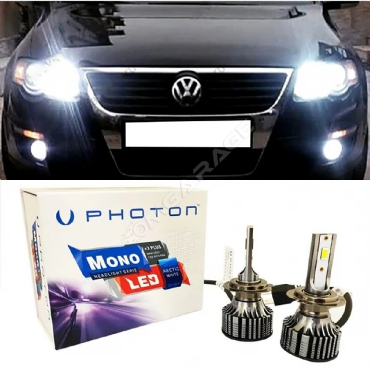 Vw Passat B6 Led Xenon Uzun Far Ampulü H7 Mono Yeni Seri Beyaz