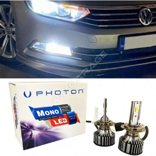 Vw Passat B8 Led Xenon Sis Farı Ampulü H8 Mono Yeni Seri Beyaz