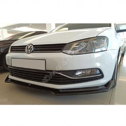 Vw Polo Mk5 Ön Lip 3 Prç Piona Black 2009 - 2017 Ön Tampon Eki