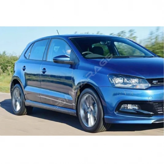 Vw Polo Mk5 R Line Marşpiyel Seti Mat Siyah Plastik 2009 Ve 2017 Arası