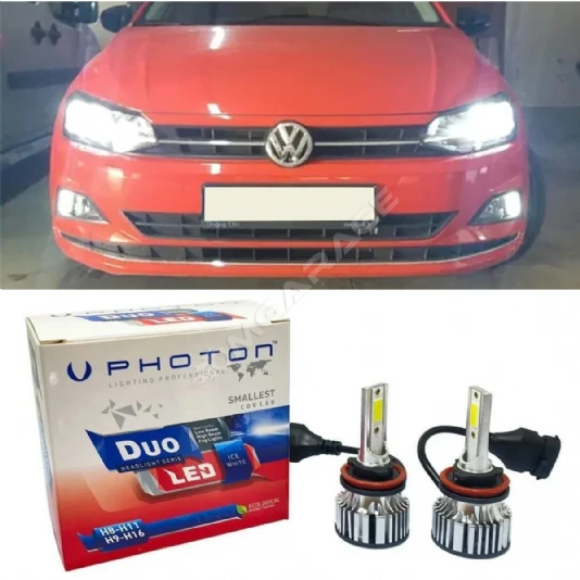 Vw Polo Mk6 Led Xenon Kısa Far Ampulü H7 Duo Yeni Seri Beyaz 2017+