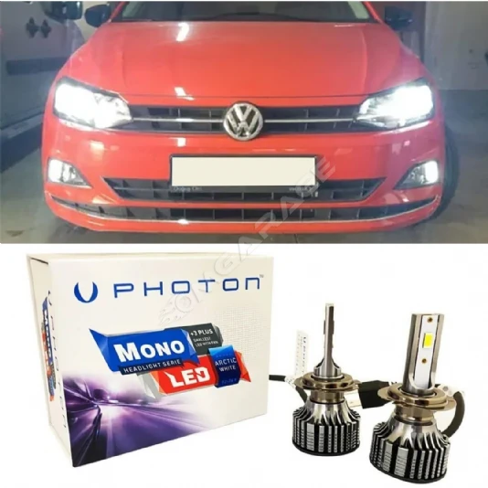 Vw Polo Mk6 Led Xenon Uzun Far Ampulü H7 Mono Yeni Seri Beyaz 2017+