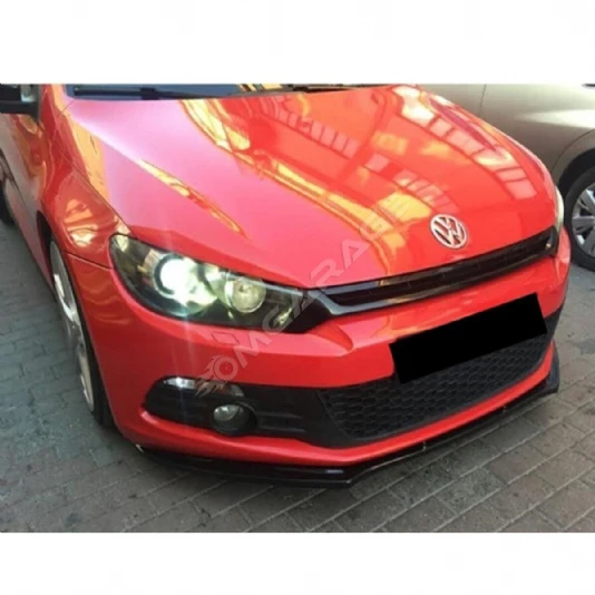 Vw Scirocco Basic Ön Lip Piona Black 2008 - 2017 Arası Abs Plastik Uyumlu