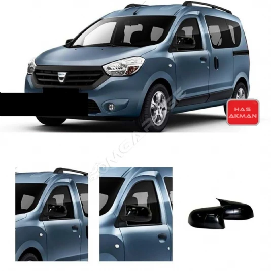 Dacia Dokker Batman Yarasa Ayna Kapağı Piano Black 2012 2013 2014 2015 2016 2017 2018 2019 2020 2021