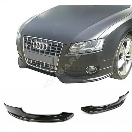 Audi A5 B8 Ön Flap Set S Line Style Piona Black 2007 2008 2009 2010 2011 Plastik