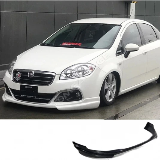 Fiat Linea Makyajlı Ön Ek 2013 2014 2015 2016 2017 Mat Siyah Plastik Ön Karlık