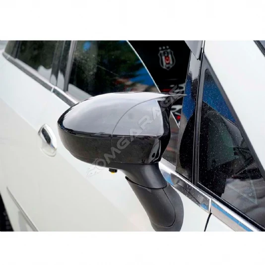 Fiat Punto Evo Batman Yarasa Ayna Kapağı Piano Black 2009 2010 2011 2012 Uyumlu