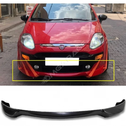 Fiat Punto Evo Steinmetz Ön Ek 2009 2010 2011 2012 Mat Siyah Plastik Ön Karlık