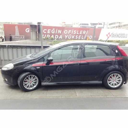 Fiat Punto Sport Marşpiyel Seti Mat Siyah Plastik 2012 2013 2014 2015 2016 2017 2018