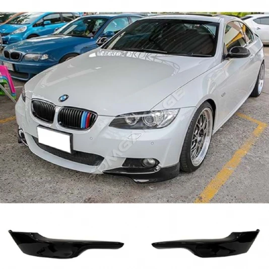 Bmw E92 3 Serisi M Performance Ön Flap Set Piona Black 2007 2008 2009 Plastik Uyumlu