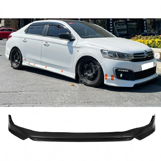 Peugeot 301 Ön Ek Plastik Siyah karlık-ön-ek-bodykit 2017 ve üzeri Makyajlı Kasa